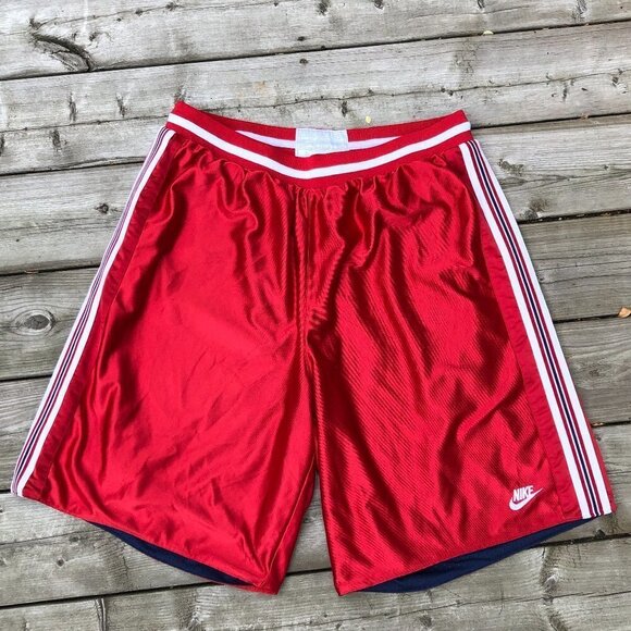 Vintage Nike Basketball Shorts Red - Picture 1 of 4